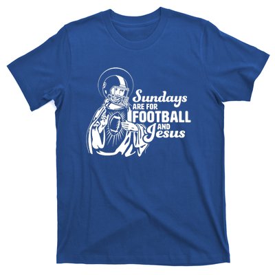 Funny Christian Sundays Are For Football And Jesus T-Shirt