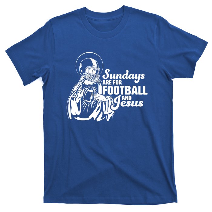 Funny Christian Sundays Are For Football And Jesus T-Shirt