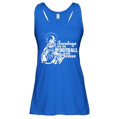 Funny Christian Sundays Are For Football And Jesus Ladies Essential Flowy Tank