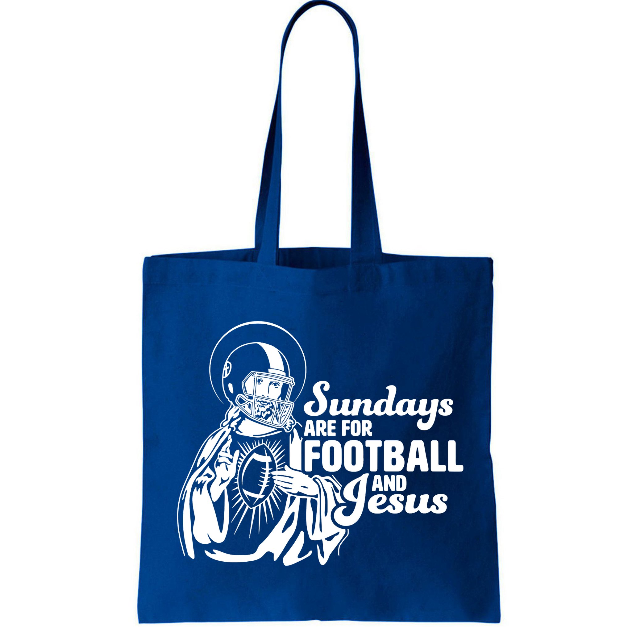 Funny Christian Sundays Are For Football And Jesus Bag