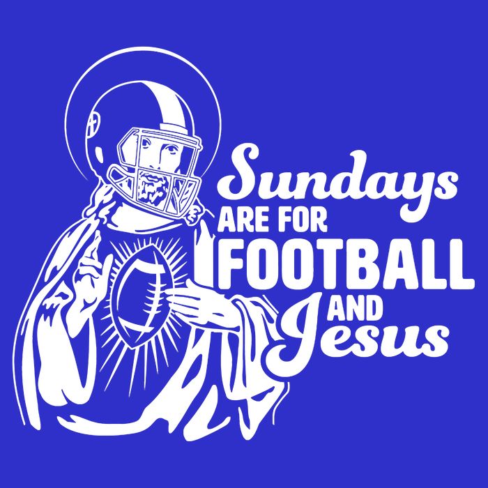 Funny Christian Sundays Are For Football And Jesus Visor