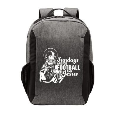 Funny Christian Sundays Are For Football And Jesus Vector Backpack