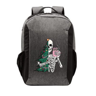 Funny Christmas Sorta Merry Sorta Scary Skeleton Xmas Tree Vector Backpack