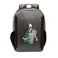 Funny Christmas Sorta Merry Sorta Scary Skeleton Xmas Tree Vector Backpack