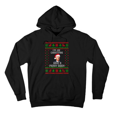 Funny Confused Santa Joe Biden Christmas Hoodie