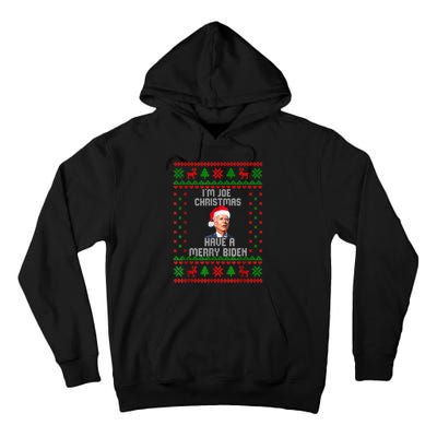 Funny Confused Santa Joe Biden Christmas Tall Hoodie