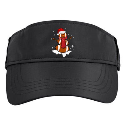 Football Christmas Snowman Adult Drive Performance Visor