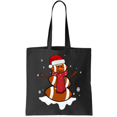Football Christmas Snowman Bag
