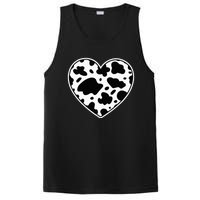 Farmer cows Skin print black and white Heart Cow PosiCharge Competitor Tank