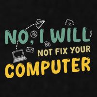 Funny Computer Science Programmer Quote Technician Cool Joke Cool Gift Ladies PosiCharge Tri-Blend Wicking Tank