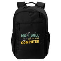 Funny Computer Science Programmer Quote Technician Cool Joke Cool Gift Backpack