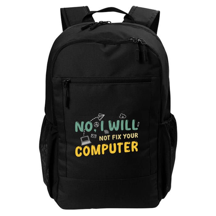 Funny Computer Science Programmer Quote Technician Cool Joke Cool Gift Backpack