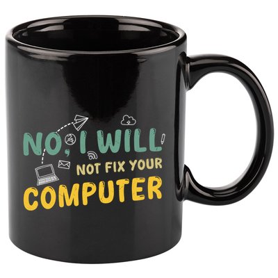 Funny Computer Science Programmer Quote Technician Cool Joke Cool Gift 11oz C Handle Ceramic Mug