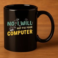 Funny Computer Science Programmer Quote Technician Cool Joke Cool Gift 11oz C Handle Ceramic Mug