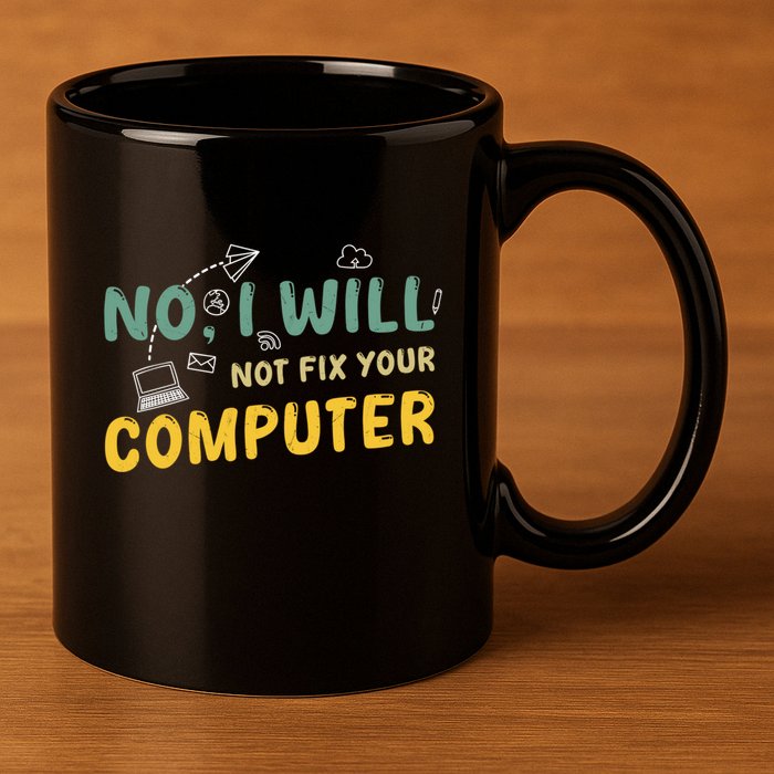 Funny Computer Science Programmer Quote Technician Cool Joke Cool Gift 11oz C Handle Ceramic Mug