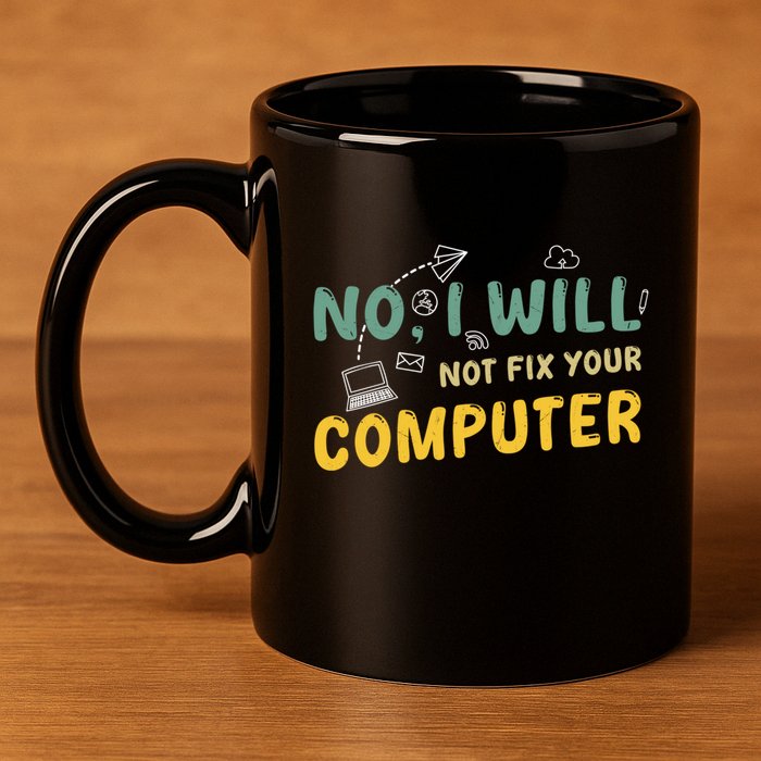 Funny Computer Science Programmer Quote Technician Cool Joke Cool Gift 11oz C Handle Ceramic Mug