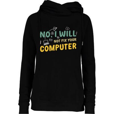 Funny Computer Science Programmer Quote Technician Cool Joke Cool Gift Womens Funnel Neck Pullover Hood