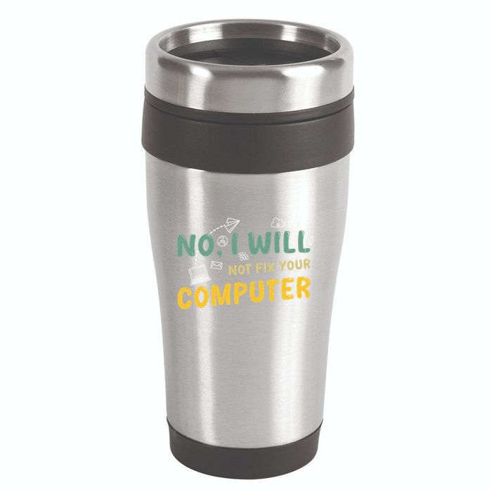 Funny Computer Science Programmer Quote Technician Cool Joke Cool Gift 16oz Travel Tumbler