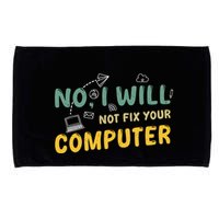 Funny Computer Science Programmer Quote Technician Cool Joke Cool Gift Microfiber Hand Towel