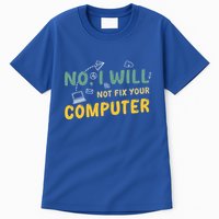 Funny Computer Science Programmer Quote Technician Cool Joke Cool Gift Tall T-Shirt