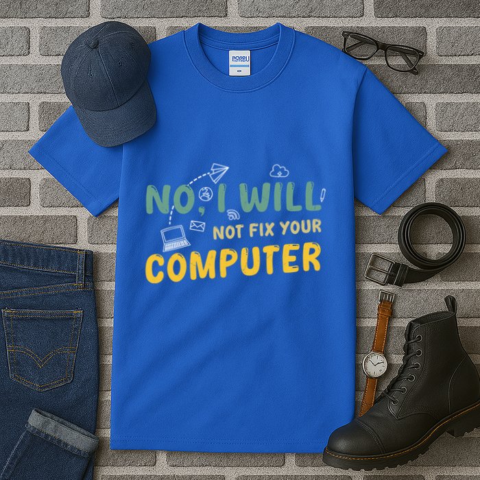 Funny Computer Science Programmer Quote Technician Cool Joke Cool Gift Tall T-Shirt