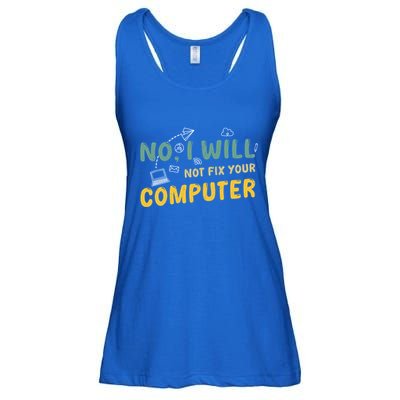 Funny Computer Science Programmer Quote Technician Cool Joke Cool Gift Ladies Essential Flowy Tank