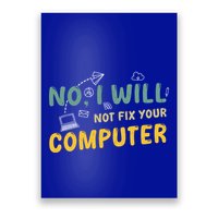 Funny Computer Science Programmer Quote Technician Cool Joke Cool Gift Poster