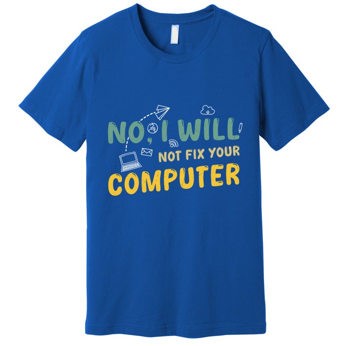 Funny Computer Science Programmer Quote Technician Cool Joke Cool Gift Premium T-Shirt