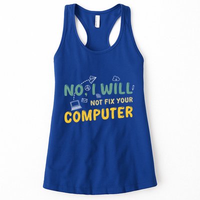 Funny Computer Science Programmer Quote Technician Cool Joke Cool Gift Womens Tank Top