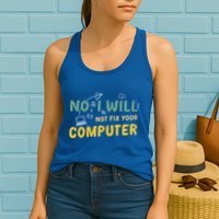 Funny Computer Science Programmer Quote Technician Cool Joke Cool Gift Womens Tank Top