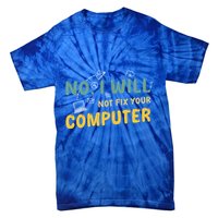 Funny Computer Science Programmer Quote Technician Cool Joke Cool Gift Tie-Dye T-Shirt