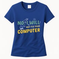 Funny Computer Science Programmer Quote Technician Cool Joke Cool Gift Womens T-Shirt