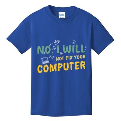 Funny Computer Science Programmer Quote Technician Cool Joke Cool Gift Kids T-Shirt