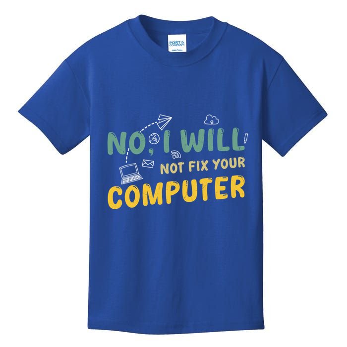 Funny Computer Science Programmer Quote Technician Cool Joke Cool Gift Kids T-Shirt