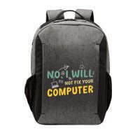 Funny Computer Science Programmer Quote Technician Cool Joke Cool Gift Vector Backpack