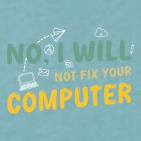 Funny Computer Science Programmer Quote Technician Cool Joke Cool Gift Sueded Cloud Jersey T-Shirt