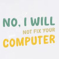 Funny Computer Science Programmer Quote Technician Cool Joke Cool Gift Garment-Dyed Sweatshirt