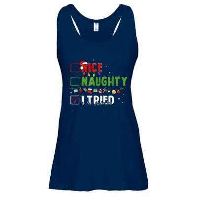 Funny Christmas Santa’S Glide Ride Ladies Essential Flowy Tank