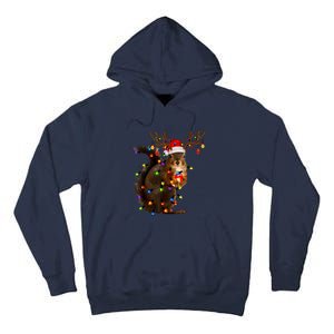 Funny Christmas Squirrel Lights Reindeer Christmas Costume Tall Hoodie