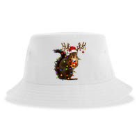 Funny Christmas Squirrel Lights Reindeer Christmas Costume Sustainable Bucket Hat