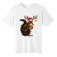 Funny Christmas Squirrel Lights Reindeer Christmas Costume Tall Fusion ChromaSoft Performance T-Shirt