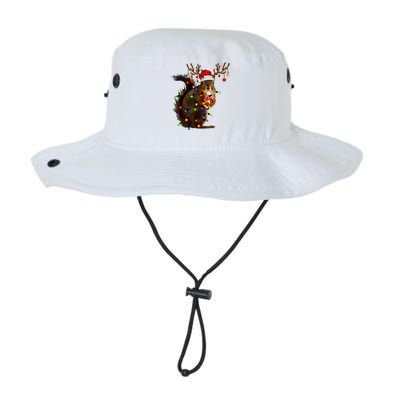 Funny Christmas Squirrel Lights Reindeer Christmas Costume Legacy Cool Fit Booney Bucket Hat