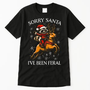 Funny Christmas Sorry Santa Xmas Tall T-Shirt