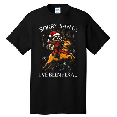 Funny Christmas Sorry Santa Xmas Tall T-Shirt