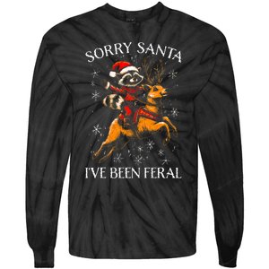 Funny Christmas Sorry Santa Xmas Tie-Dye Long Sleeve Shirt