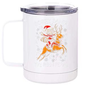 Funny Christmas Sorry Santa Xmas 12 oz Stainless Steel Tumbler Cup