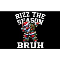 Funny Christmas Santa Xmas Rizz The Season Bruh Bumper Sticker