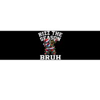 Funny Christmas Santa Xmas Rizz The Season Bruh Bumper Sticker