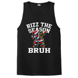 Funny Christmas Santa Xmas Rizz The Season Bruh PosiCharge Competitor Tank