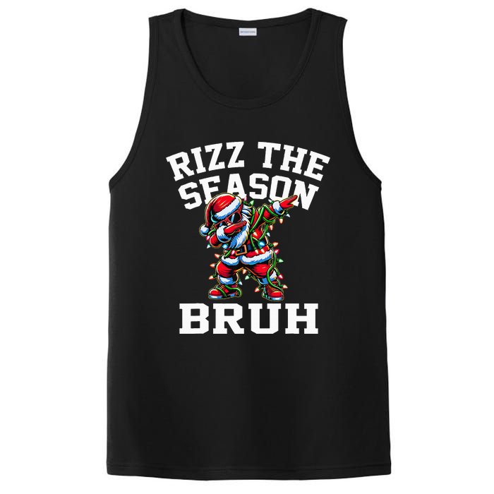 Funny Christmas Santa Xmas Rizz The Season Bruh PosiCharge Competitor Tank